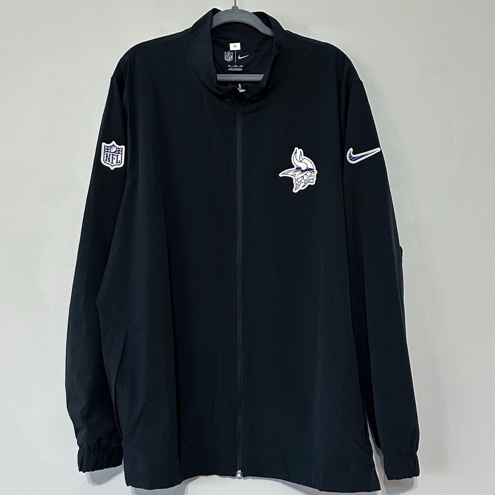 Nike Minnesota‎ Vikings Sideline full-zip Team Issued Jacket Size 3XL